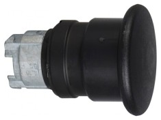 Comutator apasare 22mm negru foto
