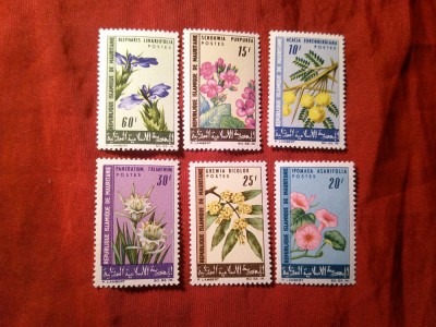Serie Mauritania 1966 - Flora , 6 valori foto