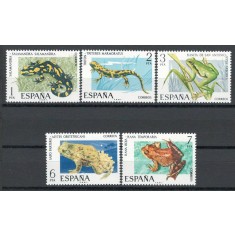 Spania 1975 Mi 2164/68 - Amfibieni, fauna