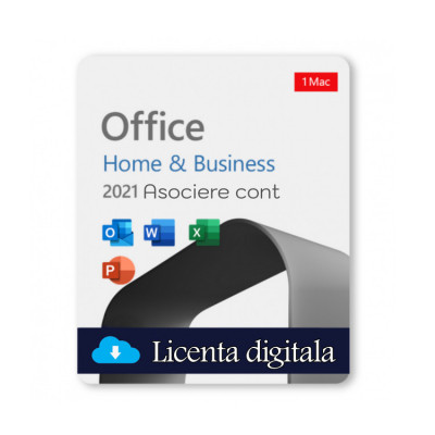 Office 2021 Home &amp;amp; Business Binding, pentru Mac - licenta digitala transferabila foto