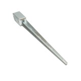 Suport stalp tip tarus 71x71x750 mm din otel zincat galvanizat