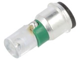 Lampă LED verde SX3s 24-28VDC 3mm