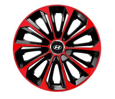 Set 4 capace roti Extra Strong Red R15 pentru gama auto Hyundai foto