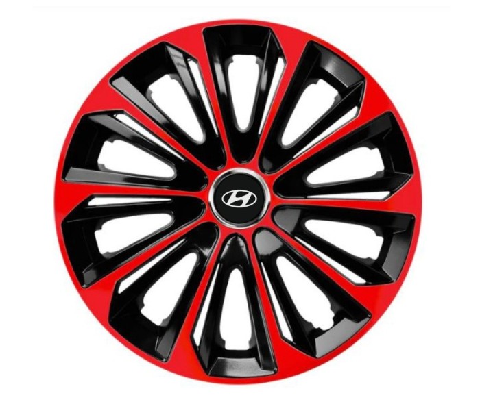 Set 4 capace roti Extra Strong Red R15 pentru gama auto Hyundai