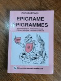 Epigrame - Elis Rapeanu, autograf / R4P4F