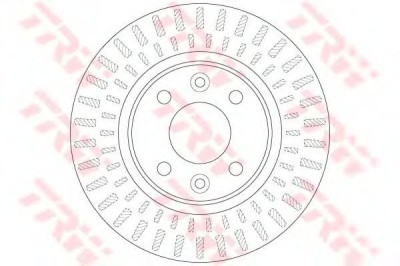 Disc frana DACIA LOGAN MCV II (2013 - 2016) TRW DF6534 foto