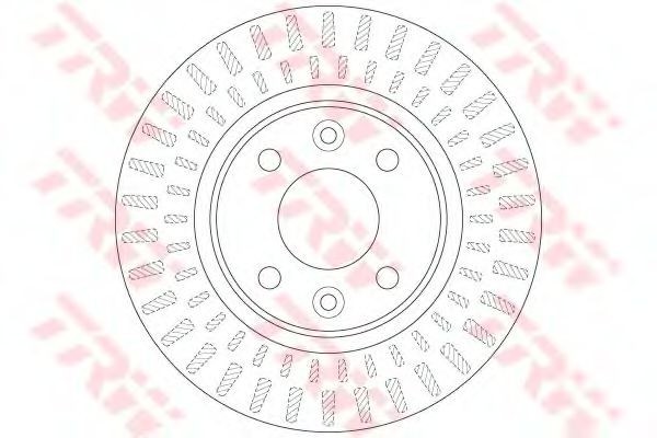 Disc frana DACIA LOGAN MCV II (2013 - 2016) TRW DF6534
