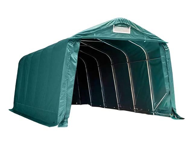 Cort tip Garaj auto, PVC 450 g/m&sup2;, 3,4x6m - verde