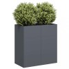 VidaXL Jardinieră Antracit 80x40x80 cm Oțel laminat la rece 860712