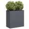vidaXL Jardinieră Antracit 80x40x80 cm Oțel laminat la rece 860712