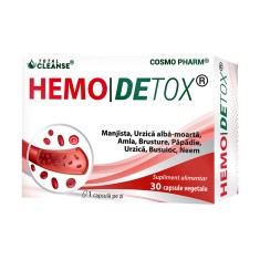 Hemodetox, 30 capsule vegetale, Cosmopharm foto