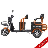 Cumpara ieftin Triciclu electric persoane BLADE TRIP X2 Negru-Portocaliu, 2000W, 2 locuri, autonomie pana la 70 km, CIV GRATUIT