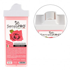 Ceara Epilat Unica Folosinta SensoPRO Milano, Rezerva Titanio Rosa 100ml, Aplicator Ingust