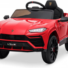 Masinuta electrica pentru copil 2-5 ani, Lamborghini Urus 70W 12V 7Ah, culoare Rosie