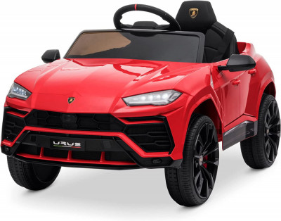 Masinuta electrica pentru copil 2-5 ani, Lamborghini Urus 70W 12V 7Ah, culoare Rosie foto