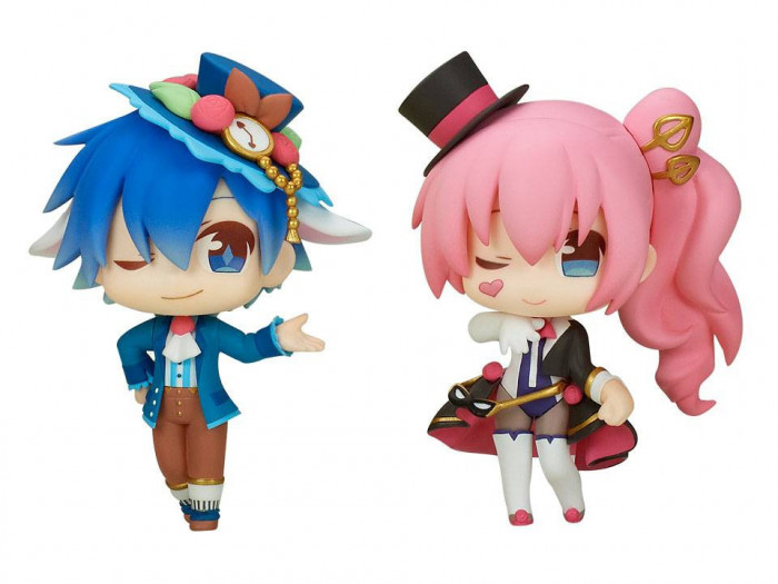 Hatsune Miku PVC Statues Kaito &amp; Megrine Ruka 10 cm