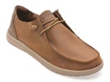 Mocasini SKECHERS maro, MELSON, din piele naturala