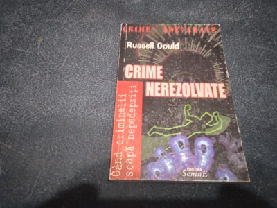 RUSSELL GOULD - CRIME NEREZOLVATE foto