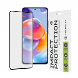 Cumpara ieftin Folie pentru Xiaomi Redmi Note 11 Pro 4G / Note 11 Pro 5G / Note 11 Pro+ 5G / Poco X4 Pro 5G, Techsuit 111D Full Cover / Full Glue Glass, Black