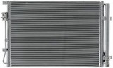 Condensator climatizare AC Kia Rio, Stonic, motor: 1.2, 1.4, Condensator cu uscator integrat, 555x375x16, miez si rezervor din aluminiu brazat,