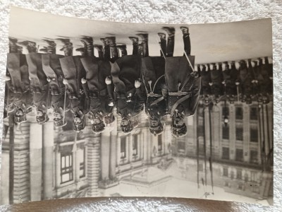parada militara 8 februarie 1935 , ofiteri de frunte Armata Romana ,Creiniceanu foto