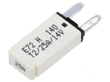 Siguranță termică 25A 12VDC auto 12,45mm E72