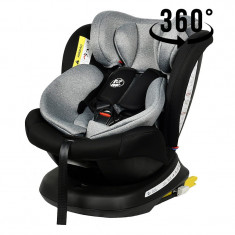 Scaun auto Tweety Plus Deluxe Buf Boof Black cu isofix rotativ 360 grade 0-36 kg