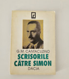 G M Cantacuzino Scrisorile catre Simion