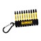 Set 10 capete insurubare Torx 57mm pe un breloc DeWalt DT7275-QZ