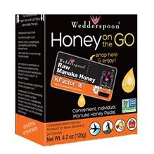 Miere de Manuka Activa 16+RAW Wedderspoon 24 plicuri X 5gr Cod: wed06 foto