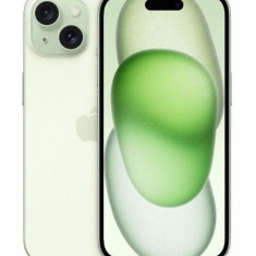 Telefon Mobil Apple iPhone 15, Super Retina XDR OLED 6.1inch, 128GB Flash, Camera Duala 48 + 12 MP, Wi-Fi, 5G, iOS (Verde)