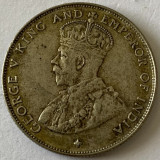 Cumpara ieftin STRAITS SETTLEMENTS 50 CENTS / HALF DOLLAR 1921,AG.500,( GEORGE V.),KM#35.1, Asia, Argint