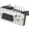 Conector D-Sub 9 pini mamă 90&deg;