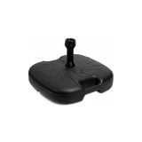 Suport pentru umbrela de plaja/terasa, 42 cm, Teava 18-33 &Oslash;, Plastic, Negru, ATU-V6647