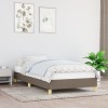 VidaXL Cadru de pat fără saltea Taupe 80x200 cm țesătură 346774
