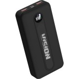 Baterie externa Vision Touch VPB20KA01, 20000mAH, Type-C + USB-A, Fast Charge, Display LED, Negru