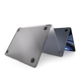 Carcasa de protectie NEXT ONE pentru MacBook Air 13 inch M2 2022, Smoke Black
