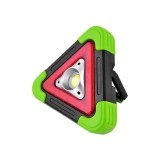 Triunghi reflectorizant iluminat LED cu incarcare solara sau prin USB, luminozitate reglabila