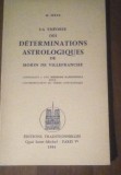 H. SELVA - LA THEORIE DES DETERMINATIONS ASTROLOGIQUES DE MORIN DE VILLEFRANCHE