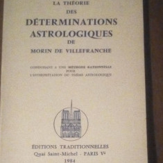 H. SELVA - LA THEORIE DES DETERMINATIONS ASTROLOGIQUES DE MORIN DE VILLEFRANCHE