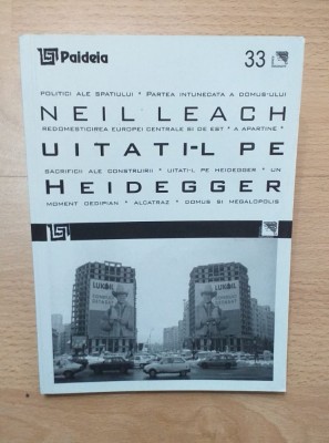 UITATI-L PE HEIDEGGER - EDITIE BILINGVA ROMANA-ENGLEZA - NEIL LEACH foto
