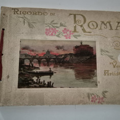 Carte veche Ricordo di Roma 40 de vederi