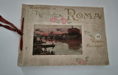 Carte veche Ricordo di Roma 40 de vederi foto