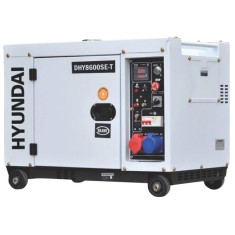 Generator de curent trifazat cu motor diesel Hyundai DHY8600SE-T
