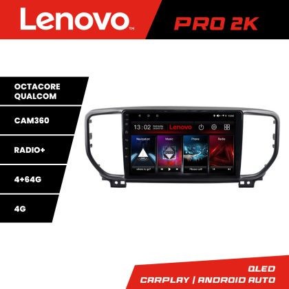 Navigatie Kia Sportage facelift 2019 - Lenovo Kit-sportage-19 8 core QLED 2K 4+64 360 Android Waze USB Navigatie Internet Youtube Radio CarStore Techn