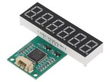 Display LED cu 7 Segmente Roșu 9.2mm 6 Digits