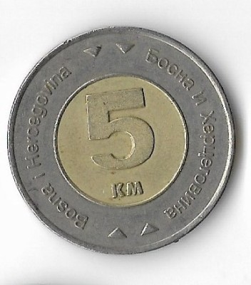 Moneda 5 Konvertible Marka 2005 - Bosnia foto