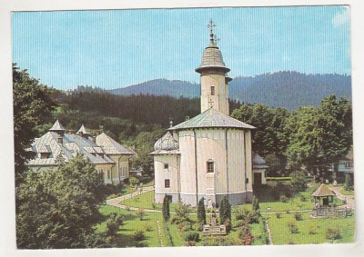 bnk cp Manastirea Varatec - Vedere - circulata - marca fixa foto