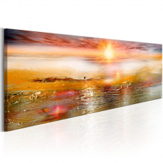Tablou canvas - Marea portocalie - 120 x 40 cm foto