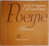 Poeme Walt Whitman &amp; Carl Sandburg - Carte Beletristica, Editie Antica Stare Buna